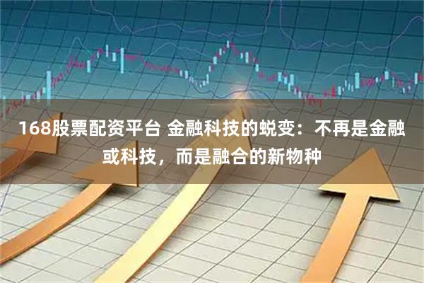 168股票配资平台 金融科技的蜕变：不再是金融或科技，而是融合的新物种