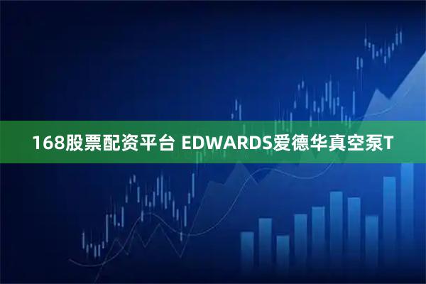 168股票配资平台 EDWARDS爱德华真空泵T
